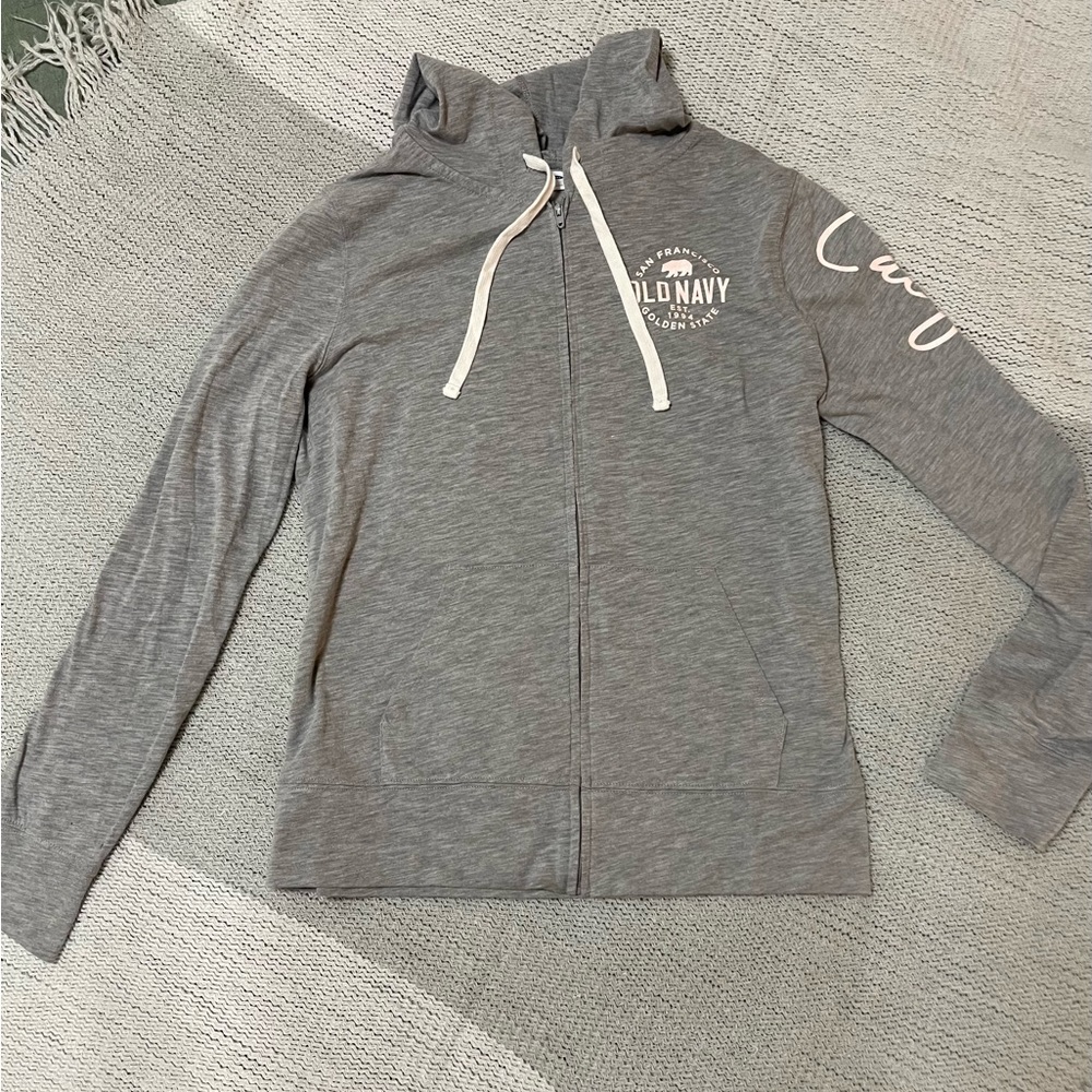 Old navy gray zip up